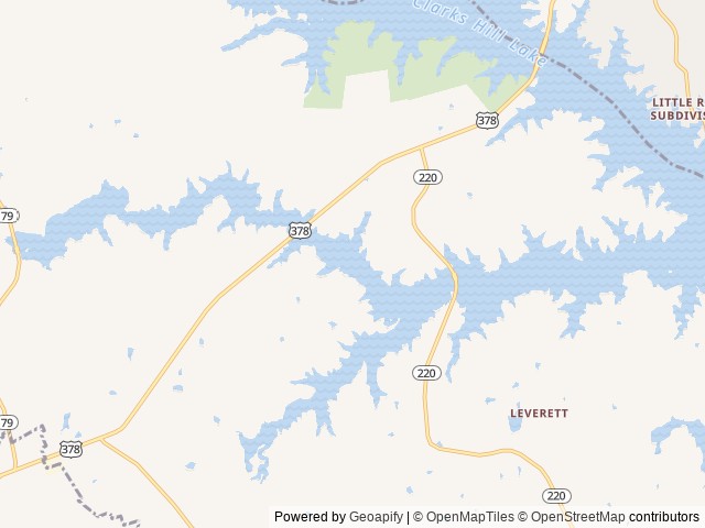 Map of Untamed Honey location at Lincolnton, GA, United States