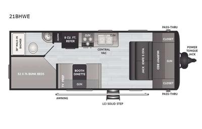 2021 Keystone RV Hideout 21BHWE
