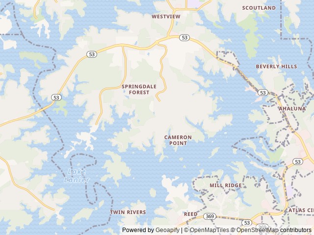 Map for LIVIN' THE DREAM near Atlanta, GA