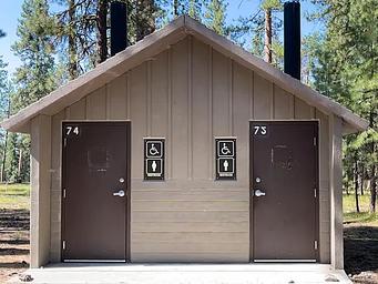 Double CXT vault toilets
