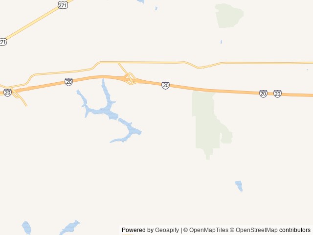 Map of Stillwater RV Resort location at Winona, TX, United States