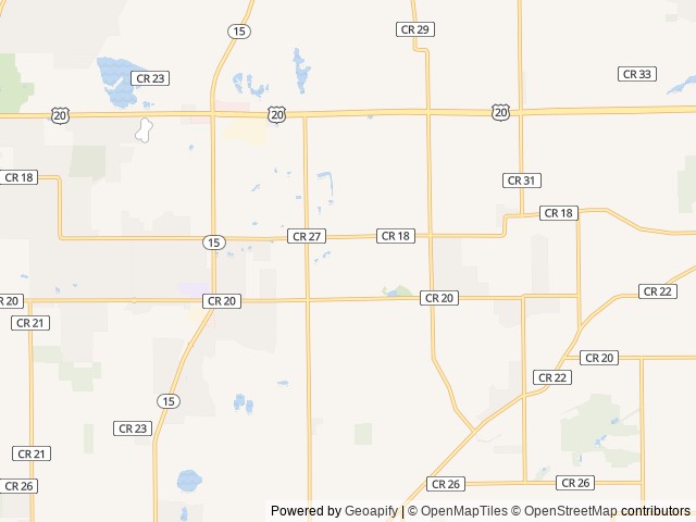 Map for Monaco LaPalma near Goshen, MI