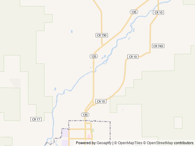 Map of Mountain Time RV Park and Cabins (Formerly Tall Texan) location at Gunnison, CO, United States