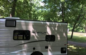 Compact lightweight camper for couples or 5 people