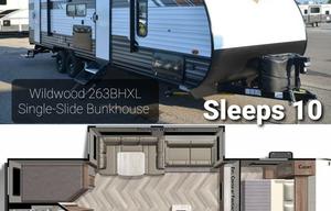 2020 Forest River RV Wildwood X-Lite 263BHXL RV rental photo 1