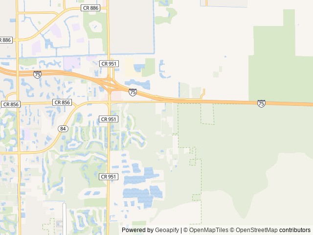 Map of Sun Retreats Naples East location at Naples, FL, United States