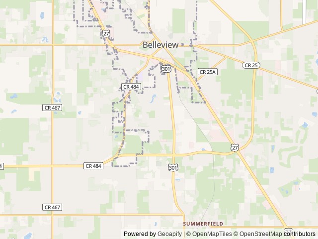 Map for 2025 Bunkhouse RV – Delivered, Set Up & Stocked near Belleview, FL