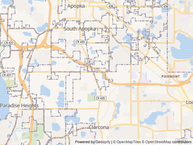 Map for Need to Get Away ? near Apopka, FL