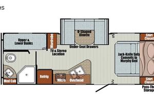 Modern 50s Style Travel Trailer with Outdoor TV!
