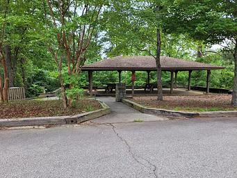 Hill Top shelter may be reserved for group gatherings