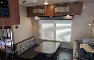 Easy to tow hard shell camper trailer for 5