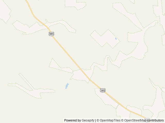 Map of Custer Crossing Family Campground location at Deadwood, SD, United States