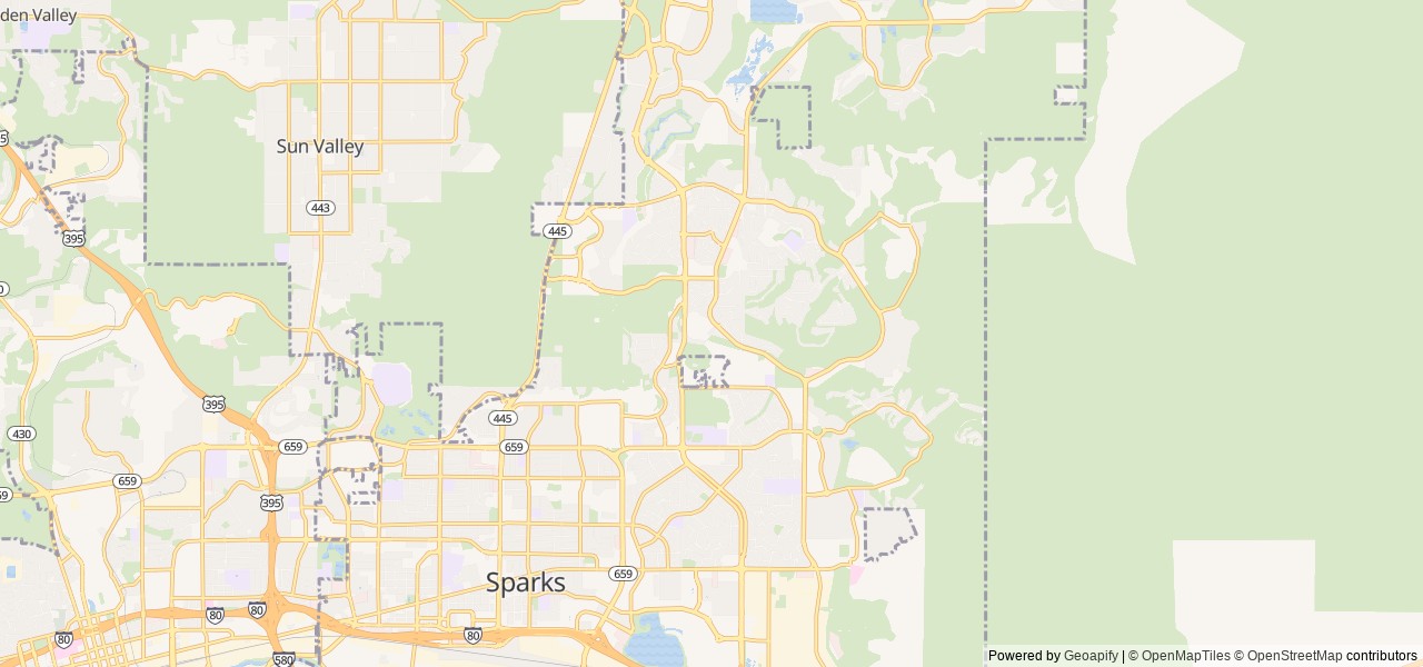 Map for 2015 Prime Time Avenger 28RKS near Sparks, NV