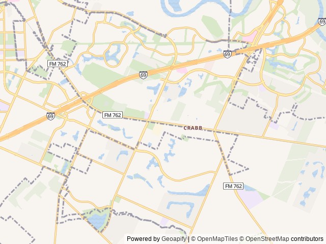 Map of Shiloh RV Park location at Wharton, TX, United States