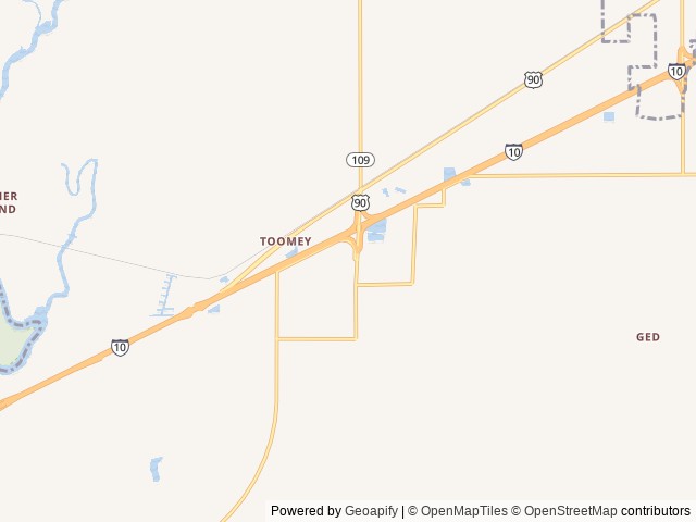 Map of Paradise RV Resort & Cabins location at Vinton, LA, United States