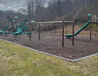 Playground located in the upper end of Riffle Run Campground