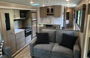 Luxury family camping
