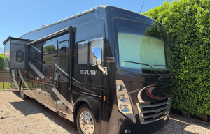 Spacious Thor Outlaw Toy Hauler with Generator