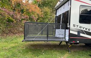 16 FT GARAGE TOY HAULER/CAMPER- - All inclusive