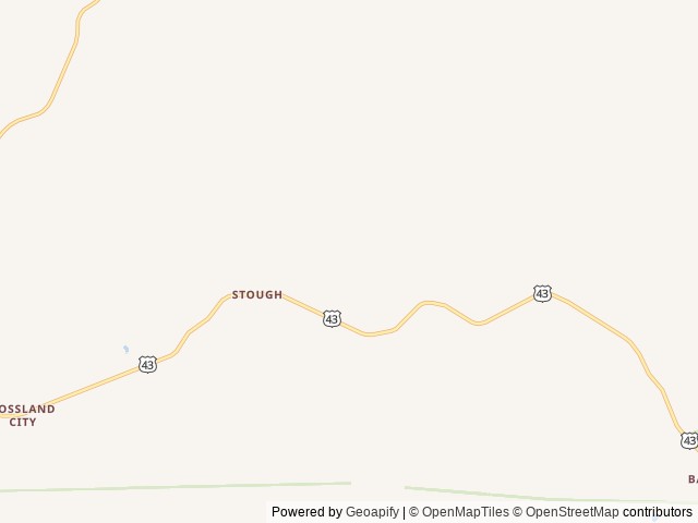 Map of Lazy Acres RV Park location at Fayette, AL, United States
