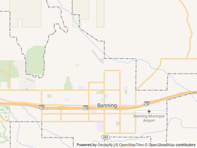 Map for Building Memories 2019 Thor Challenger 37TB near Banning, CA