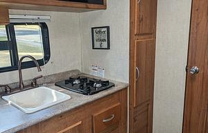 Tow-Friendly, Lightweight trailer with bunks!