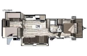 2019 Highland Ridge Bunk House with HUGE couch