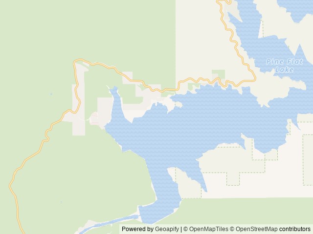 Map of Island Park location at Sanger, CA, United States