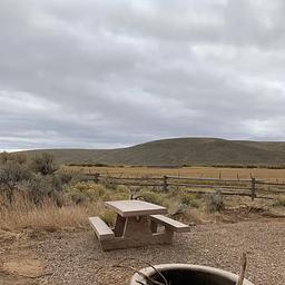 Average site at Little Creek Campground