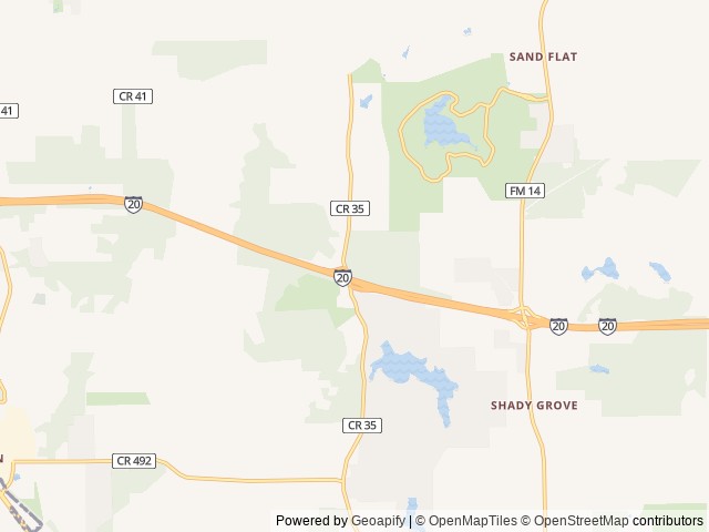 Map of The Trails at Lavender Road location at Tyler, TX, United States