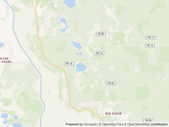 Map of Doe Lake Group Site location at Silver Springs, FL, United States