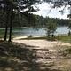 A second view of Wagner Lake from Chimney Loop Campground