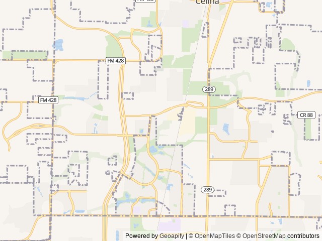 Map for 2021 Jayco 30Z greyhawk near Celina, TX