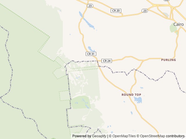 Map of WhipOWill location at Purling, NY, United States
