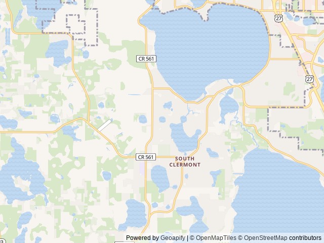 Map for Advanced mobile Rv rental near Clermont, FL