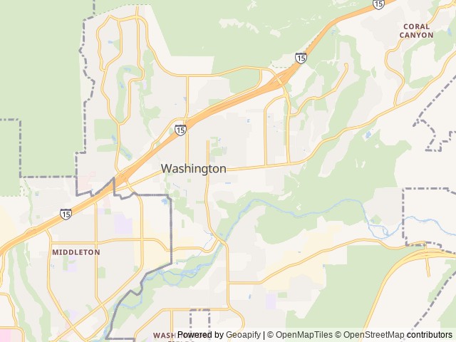Map for 2018 Coachmen LEPRECHAUN 240FS near Washington, UT