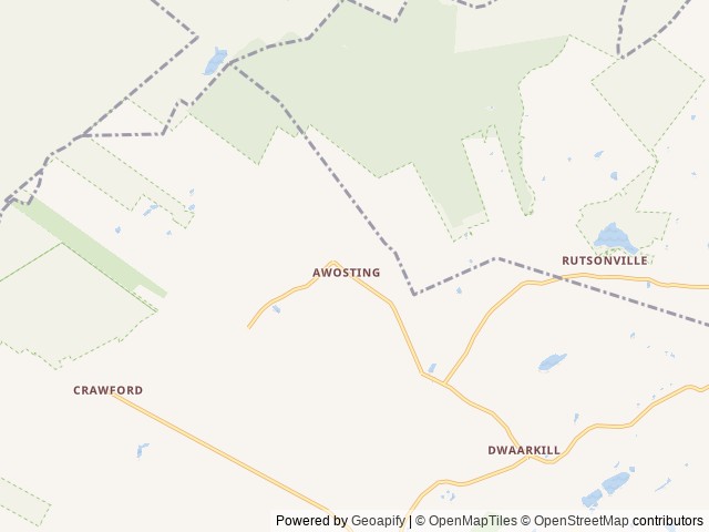 Map for The Mighty blue winnie near Pine Bush, MA