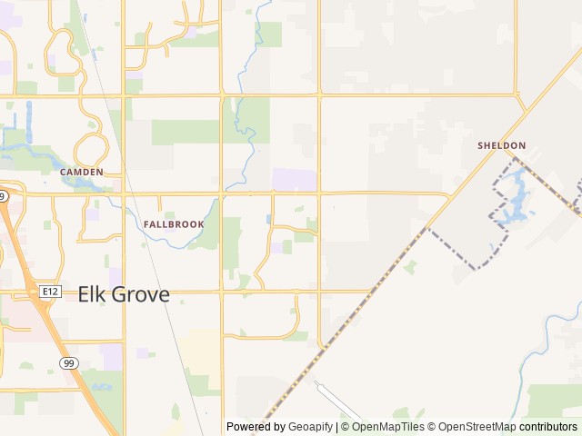 Map for Coachmen Leprechaun 270QB near Elk Grove, CA