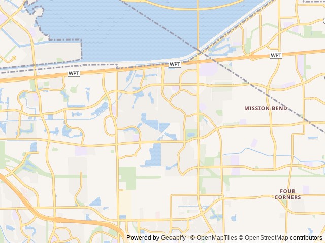 Map for 2016 Thor Motor Coach Chateau 31E Bunkhouse near Richmond, TX