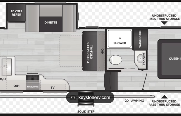 "Roosevelt" 2024 Keystone RV Cougar Sport 2700BH