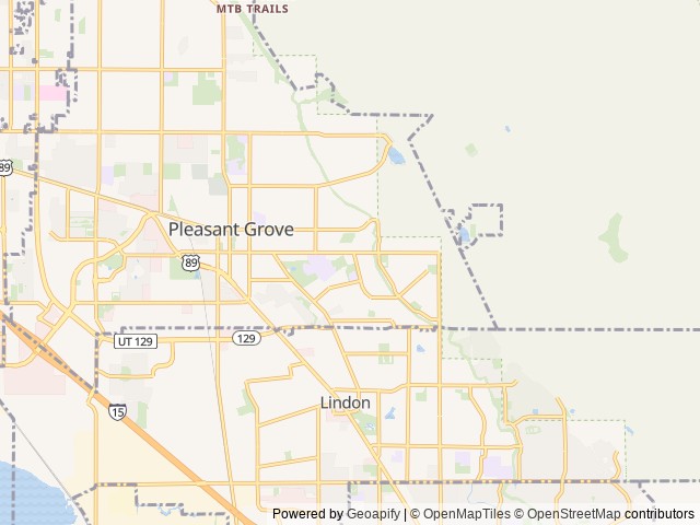 Map for 2018 Mercedes Sprinter. 25' & 14mpg! near Pleasant Grove, UT