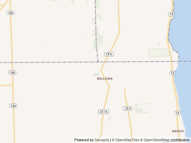 Map for 2024 Jayco Jay Flight 284BHS near Bellona, NY