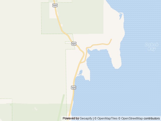 Map of Cove RV Park location at Brinnon, WA, United States