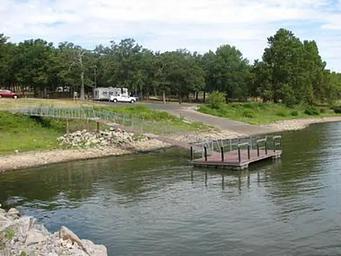 Courtesy dock and boat ramp area - Taylor Ferry
