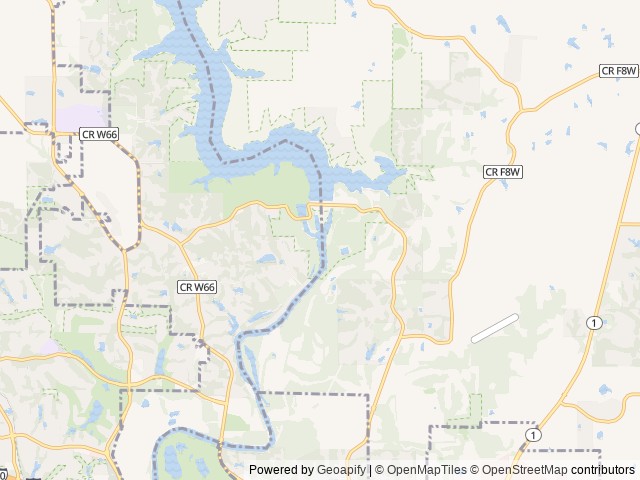 Map of Cottonwood Campground (IA) location at Iowa City, IA, United States