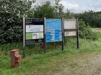 Mt. Prindle Campground Fee sign