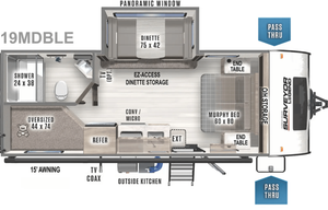 2024 Forest River RV Surveyor Legend 19MDBLE