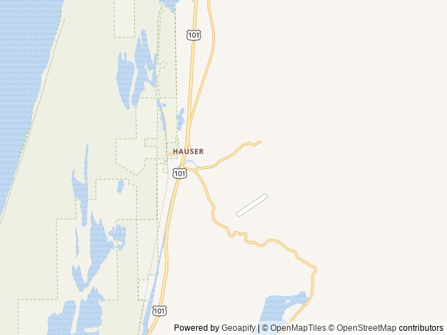 Map for Keystone RV near North Bend, OR