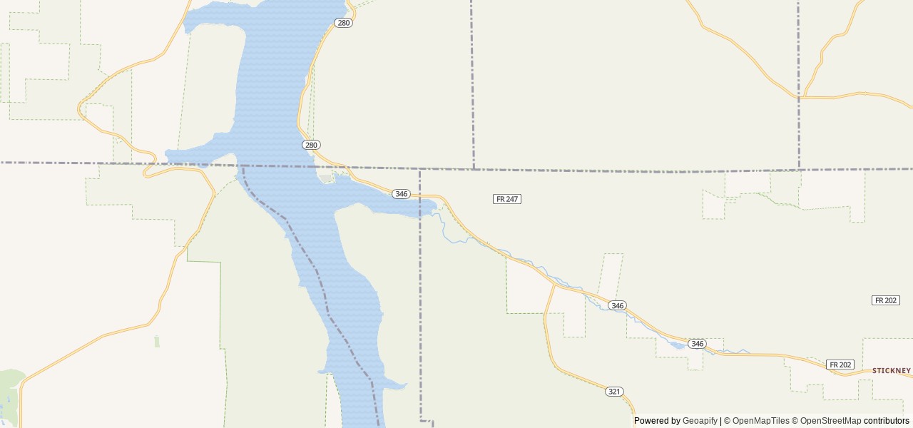Map of Willow Bay location at Bradford, PA, United States