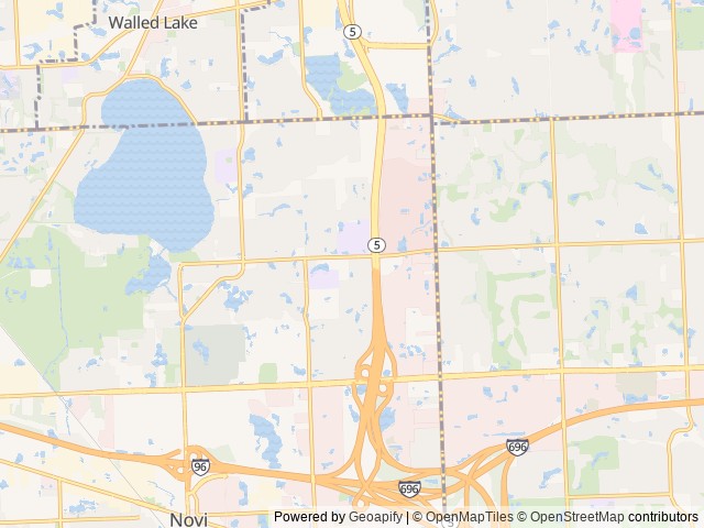 Map for THIS CAMPER IS SOLD near Novi, MI